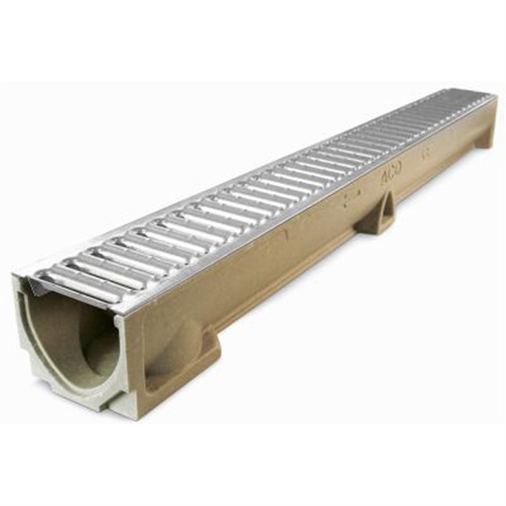 Aco Raindrain Channel Plus Galvanised Grate x 1M